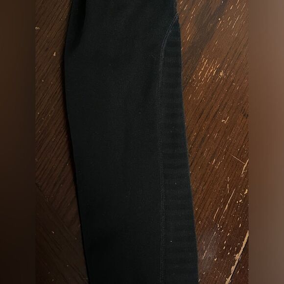 Nike Pro Black Fitted Leggings Fleece Tights Warm XS - Picture 6 of 7